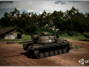 pattone m48a3 Modello 3D