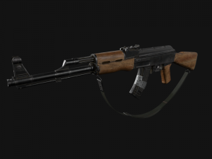 ak-47 game ready 3Dモデル