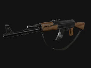 jogo ak-47 pronto Modelo 3D