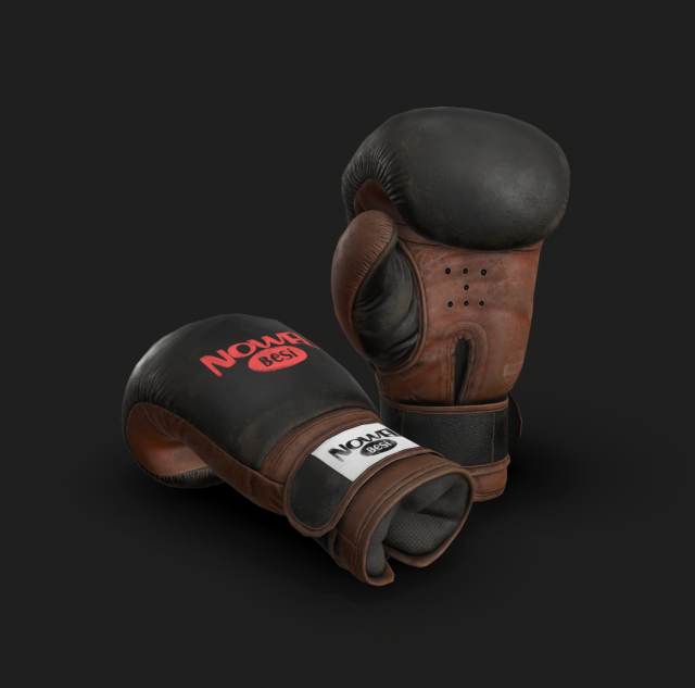 boxing glove 3D 模型 .c4d .max .obj .3ds .fbx .stl .blend 