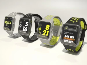 zegarek Apple Nike Plus Model 3D