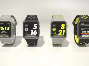 zegarek Apple Nike Plus Model 3D