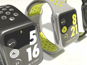zegarek Apple Nike Plus Model 3D