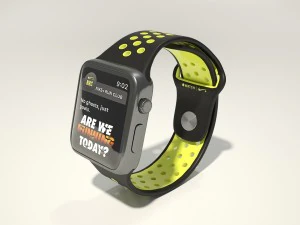 zegarek Apple Nike Plus Model 3D