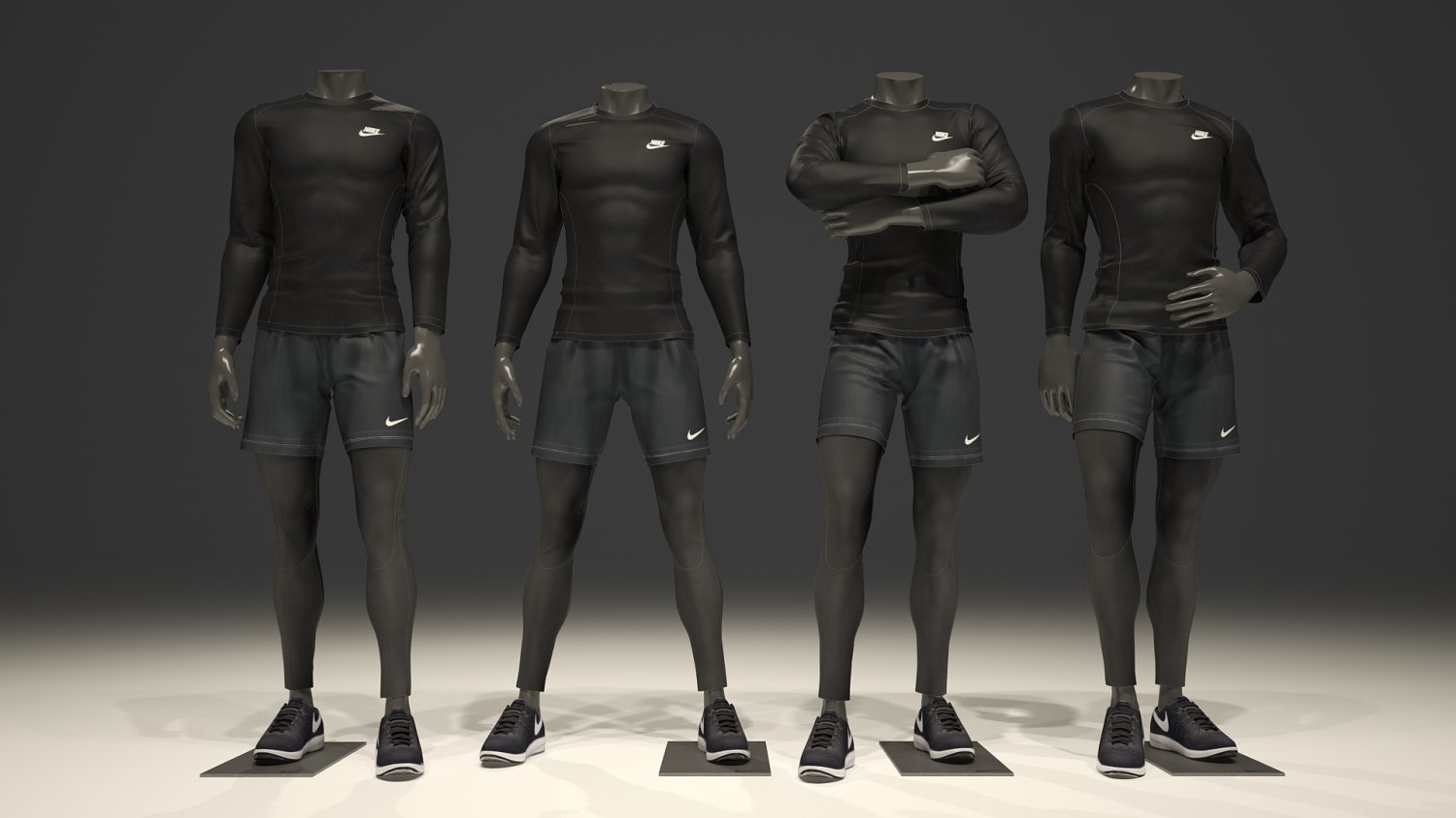 Modeling pack. Creative Market - male Mannequin Nike Pack 1 - 2123419. Mannequin GFX Pack.