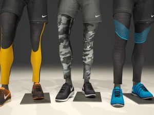 male mannequin nike pack 1 3D Model
