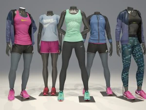 damesetalagepop nike pack 1 3D Model