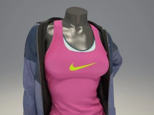 female mannequin nike pack 1 3D Model