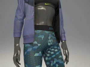 female mannequin nike pack 1 3D Model