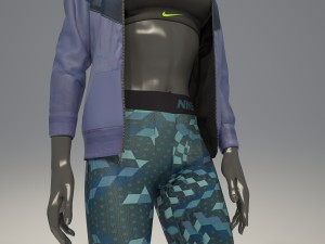 female mannequin nike pack 2 3D-Modell