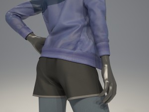 female mannequin nike pack 2 3D-Modell