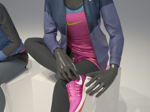 female mannequin nike pack 3 3D-Modell