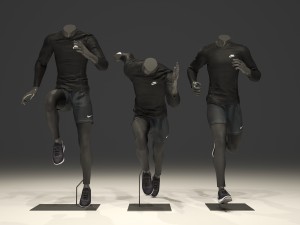 male mannequin nike pack 3 Modello 3D
