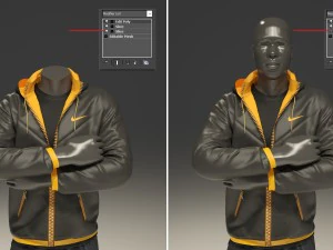 male mannequin nike pack 3 3D Model