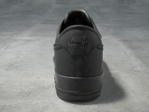 nike air force 1 low black leather 3D Model