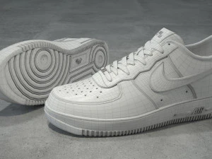 nike air force 1 low white 3D Model