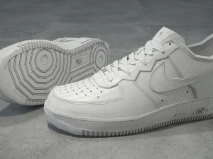 nike air force 1 low white 3D Model
