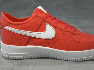 nike air force 1 low team orange-white Modello 3D