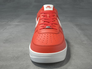 nike air force 1 low team orange-white Modello 3D