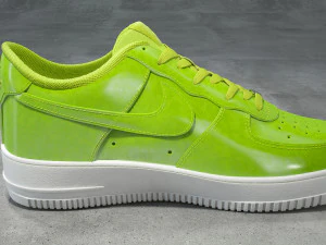 nike air force 1 low cyber green 3D Model