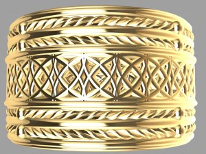 filigree ring 3D Print Model