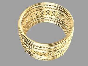 filigree ring 3D Print Model