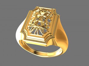 wired ring 3D Print Model