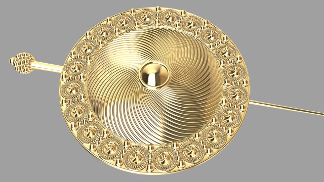 romanbrooche1 Modelo de Impressão 3D .c4d .max .obj .3ds .fbx .stl .blend 
