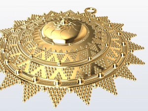romanpendant3 Modelo de Impressão 3D