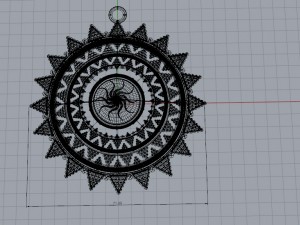 romanpendant3 Modelo de Impressão 3D