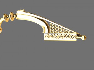 roman pin 3Dプリントモデル
