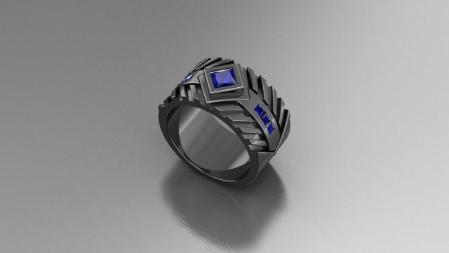 men rings 0004by 3D 打印模型 .c4d .max .obj .3ds .fbx .stl .blend 