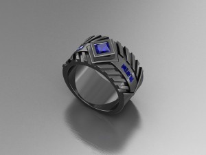 men rings 0004by Model do druku 3D