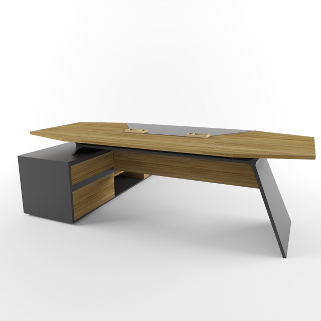 aulenti-8-ft-office-table-veneer-finish 3D Model .c4d .max .obj .3ds .fbx .stl .blend 
