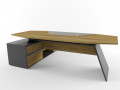 aulenti-8-ft-office-table-veneer-finish 3D Model