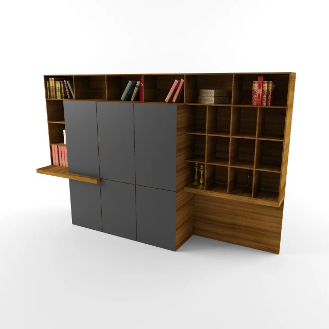 magazyn biurowy Model 3D .c4d .max .obj .3ds .fbx .stl .blend 