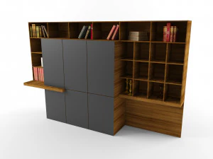 办公室储物 3D 模型