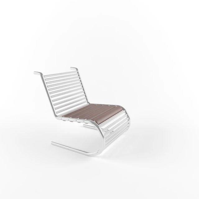 chair steel 3D Model .c4d .max .obj .3ds .fbx .stl .blend 