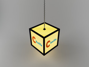 backlit signage 3D Model
