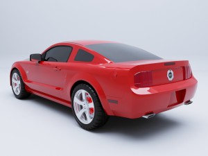 ford mustang gt Modello 3D