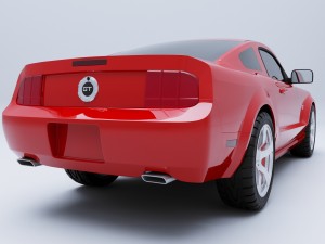 ford mustang gt Modello 3D