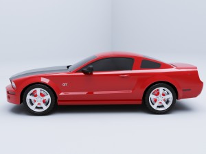 ford mustang gt Modello 3D
