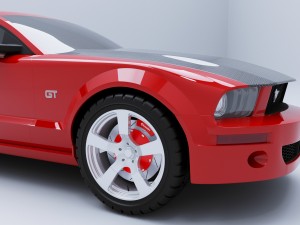 ford mustang gt Modello 3D
