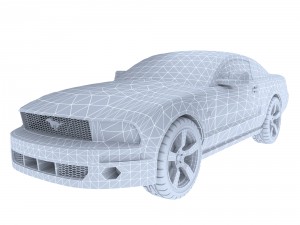 ford mustang gt Modello 3D