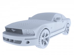 ford mustang gt Modello 3D
