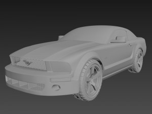 ford mustang gt Modello 3D