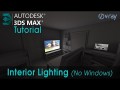 How to Interior Lighting In Vray 3DS Max - Indirect Illumination 3D Model