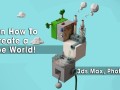 How to Create Low Poly Cube World - 3ds Max Lighting Modeling 3D-Modell