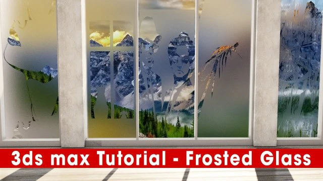 How to Create Frosted Glass with Vray 3ds Max 