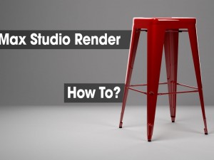 Studio Lighting in Vray 3DS Max - Simple Setup 3D Tutorials